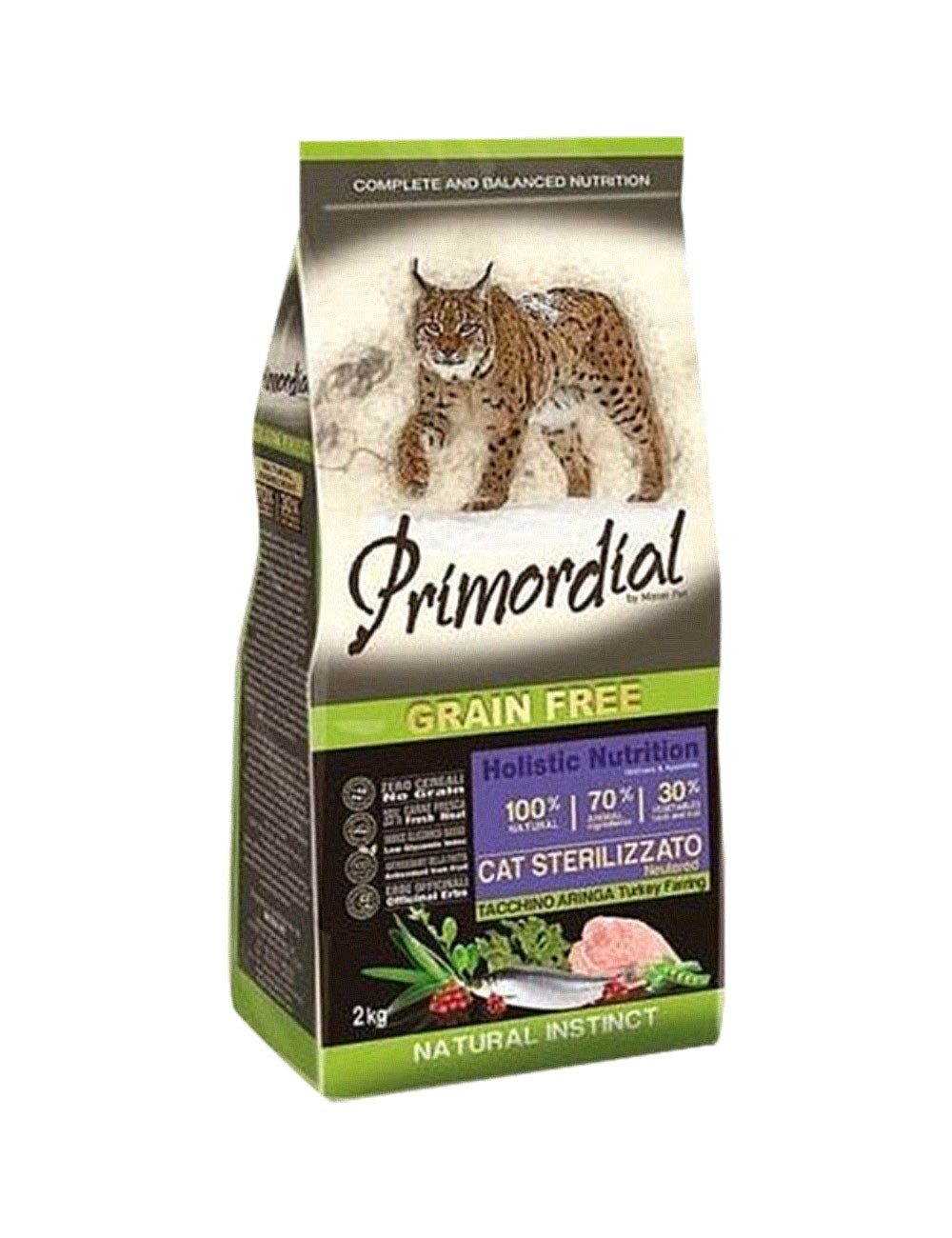 PRIMORDIAL HARENG ET DINDE 6 KG STERILISE / LIGHT