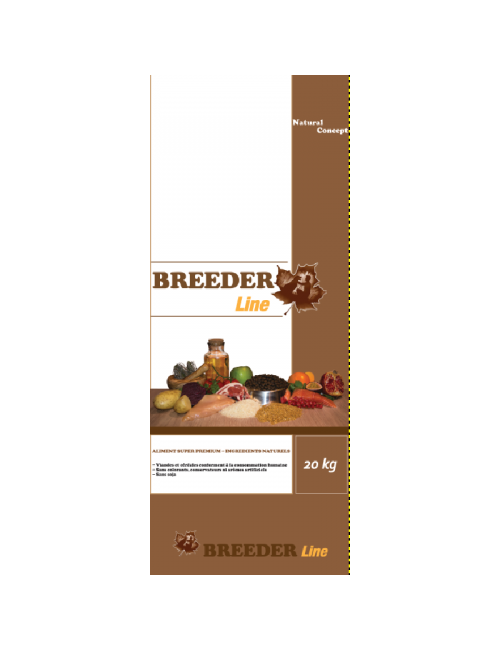 BREEDERLINE GRAIN FREE ADULTE CANARD & TRUITE 20 KG