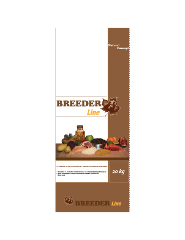BREEDERLINE ADULTE SAUMON & RIZ 20 KG
